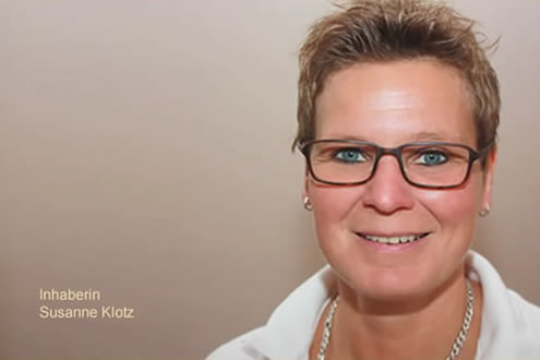 Portraitbild der Inhaberin Susanne Klotz